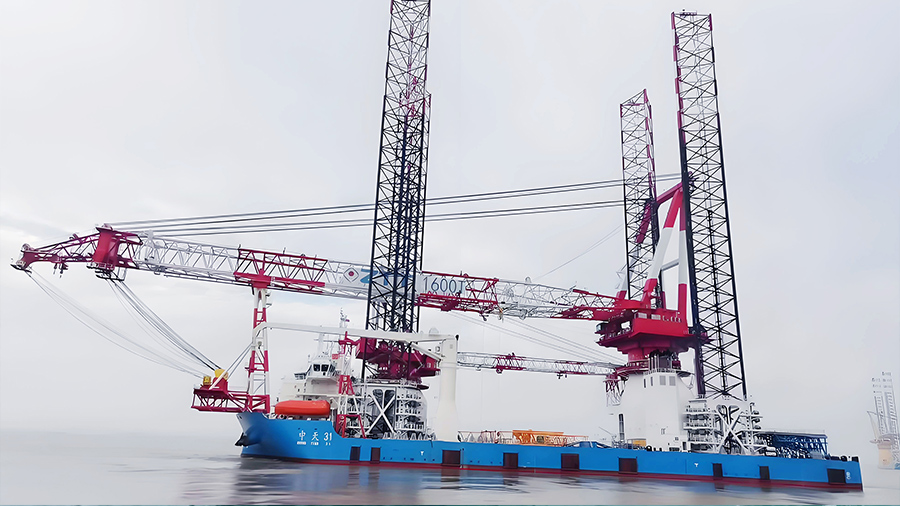 Zhongtian 31 Self-Elevating Wind Turbine Installation Platform